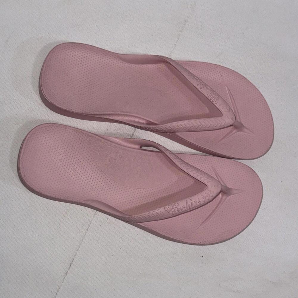 Archies Thongs Light Pink Outdoor Waterproof Flip Flops for Men & Women Size 4/5 - Picture 2 of 9